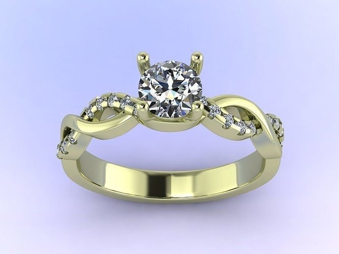 Diamond Ring-35 3D print model
