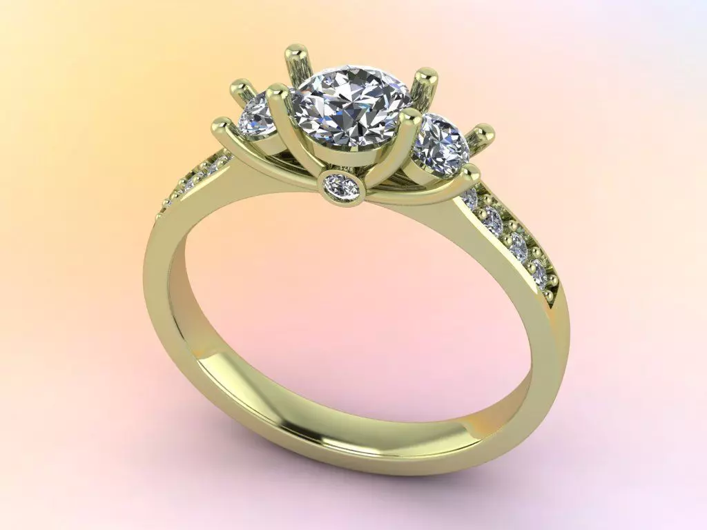 Diamond Ring-37 3D print model