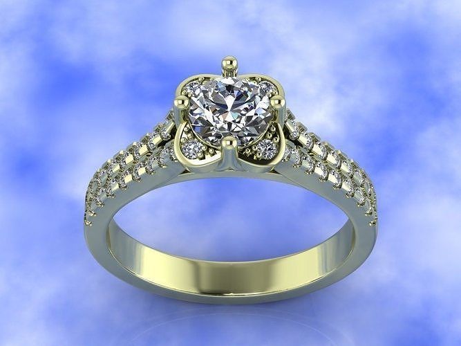 Diamond Ring-41 3D print model