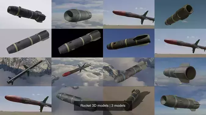 Rocket 3D models