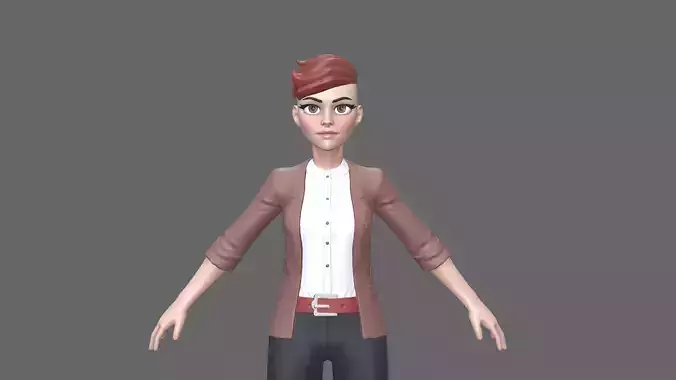 Stylized Character  girl 