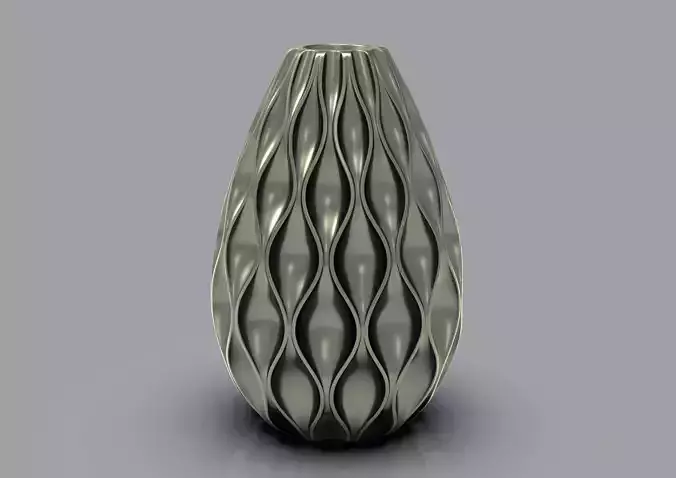 vasemodel silver vase 3D print model