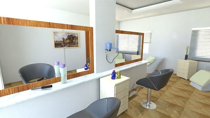 Beauty salon  3D model