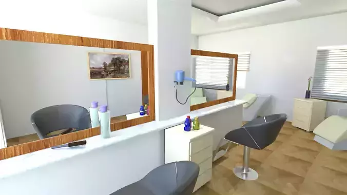 Beauty salon  3D model