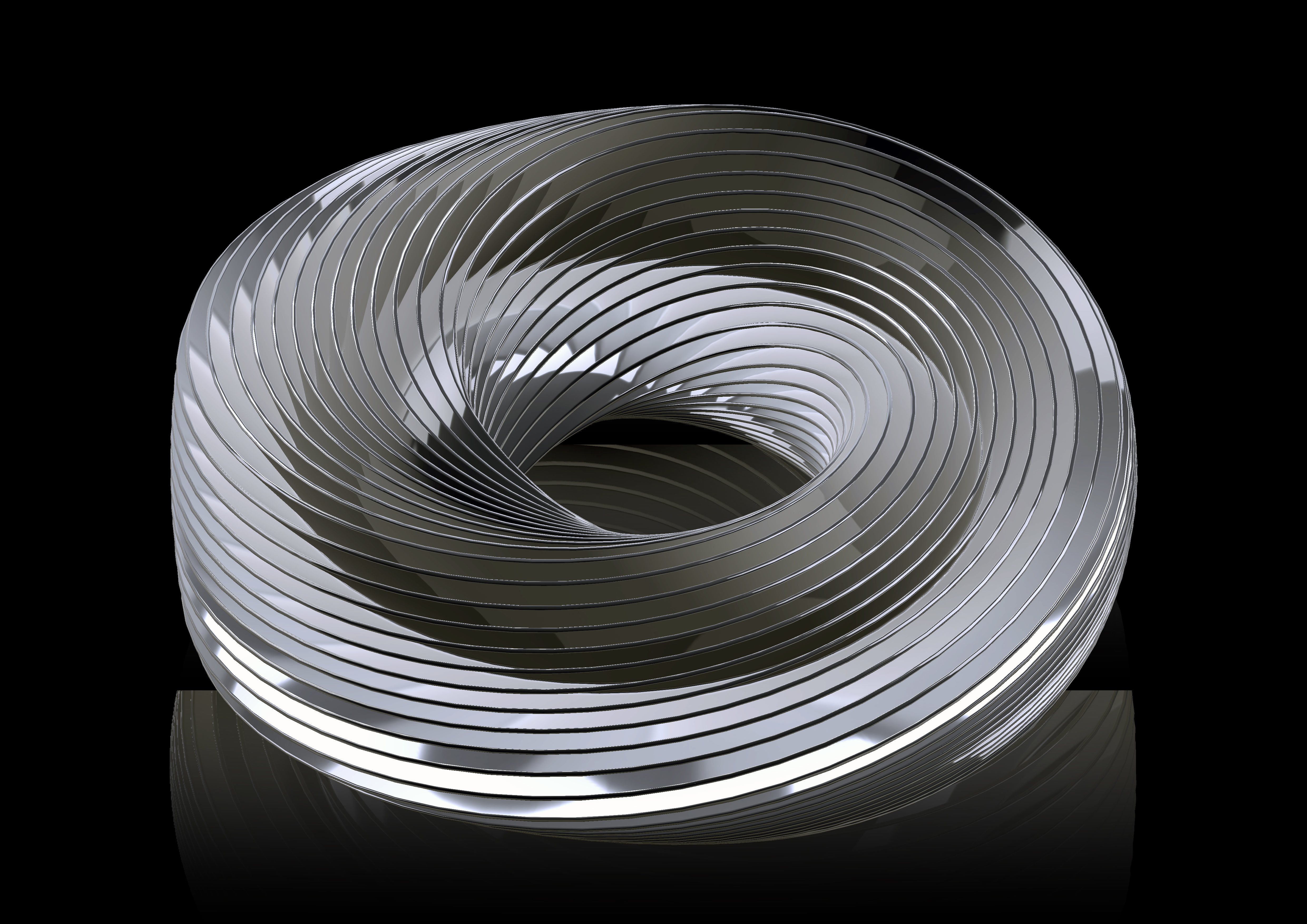 thorusdeep spiral glass sculpture 3D print model_3