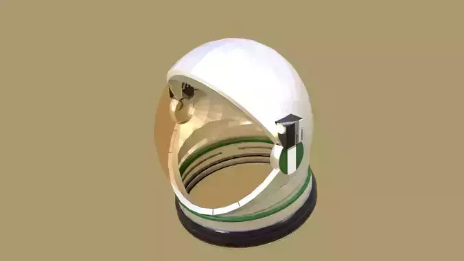White Astronaut Helmet Space Suit