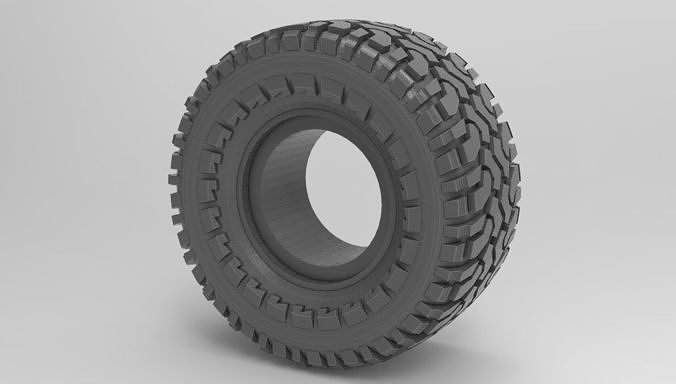 Truck tire 3D print model