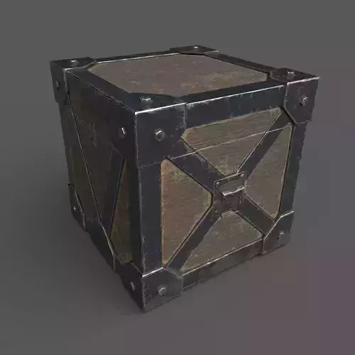 Low-poly Old Chest