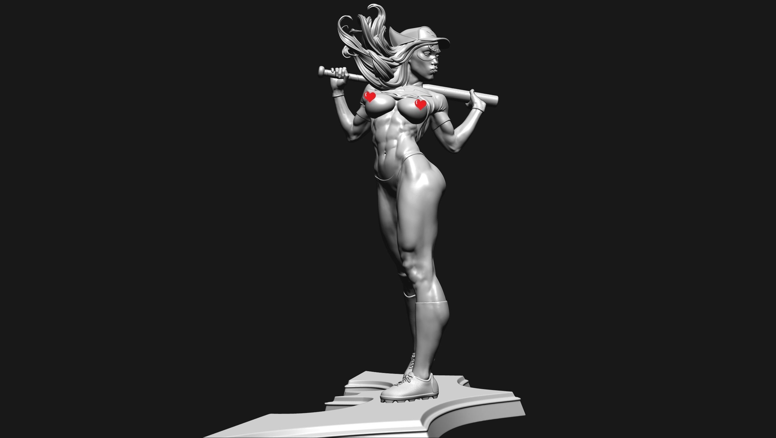Batwoman bombshells NSFW 3D print model_2