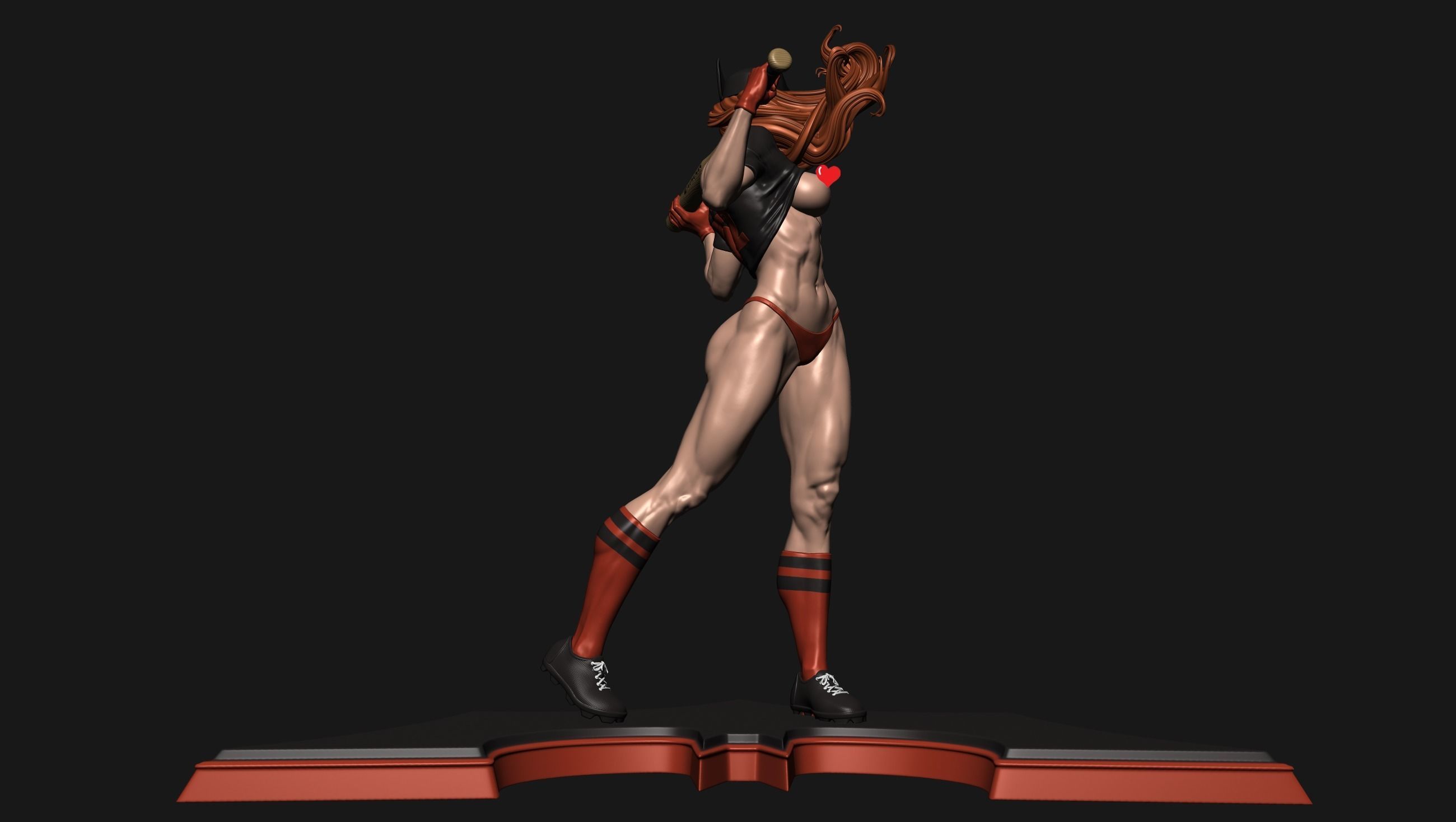 Batwoman bombshells NSFW 3D print model_8