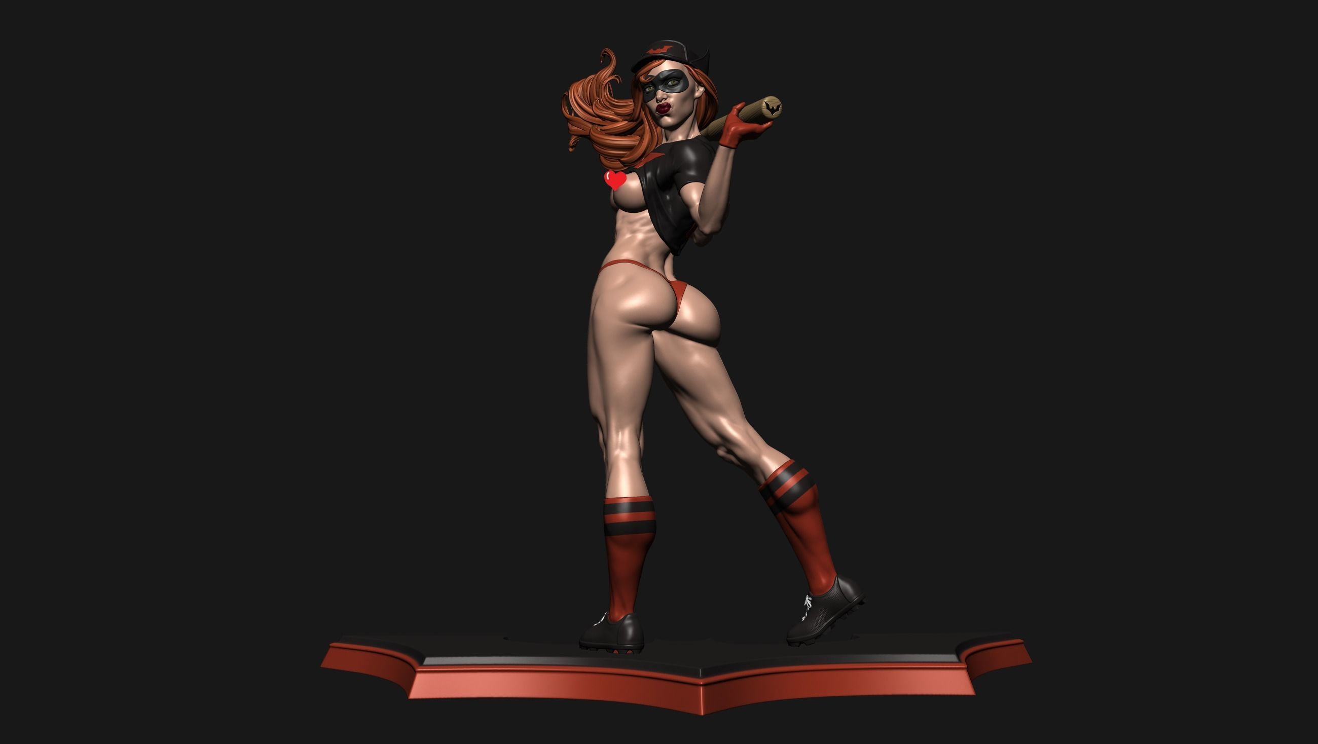 Batwoman bombshells NSFW 3D print model_9