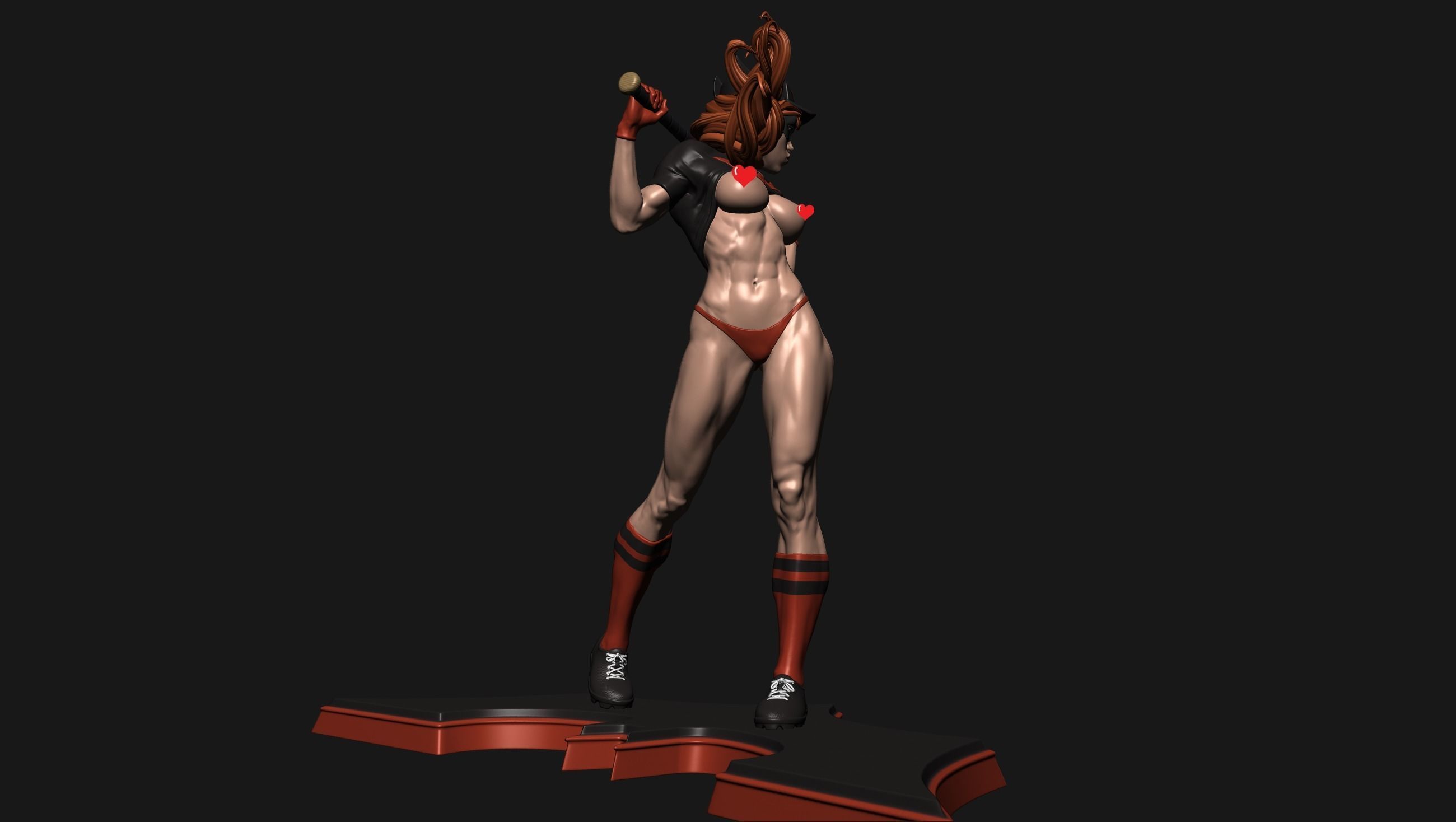 Batwoman bombshells NSFW 3D print model_7