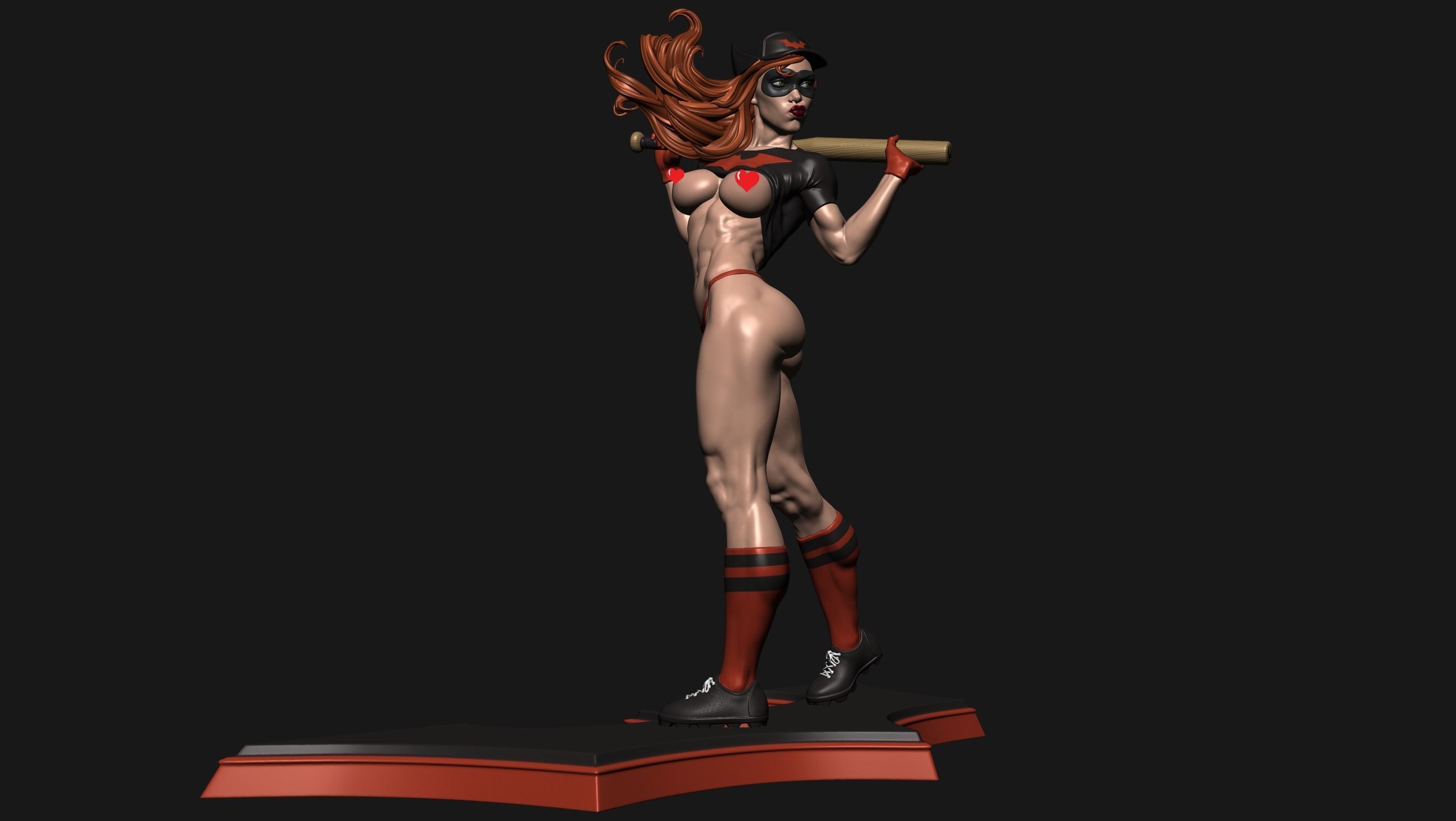 Batwoman bombshells NSFW 3D print model_6