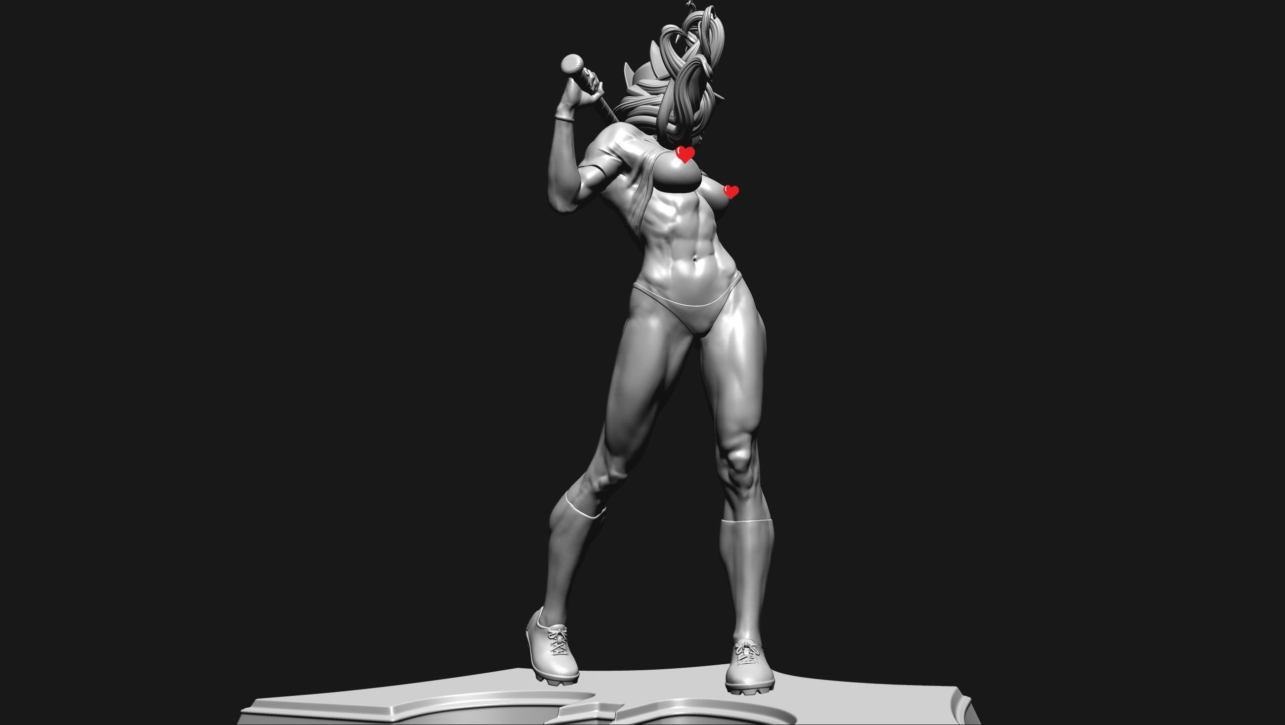 Batwoman bombshells NSFW 3D print model_3