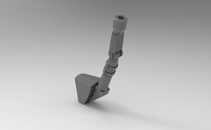 antenna gun 3D print model