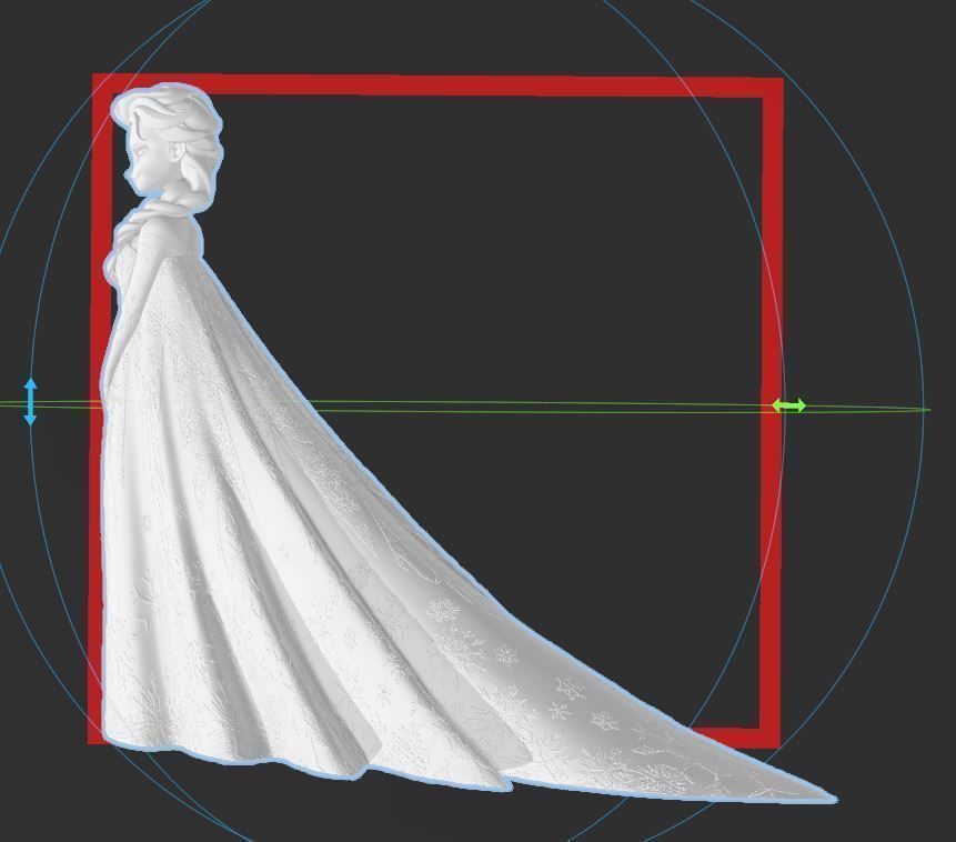 DISNEY FROZEN - ELSA - HI RES 3D PRINT MODEL 3D print model_8