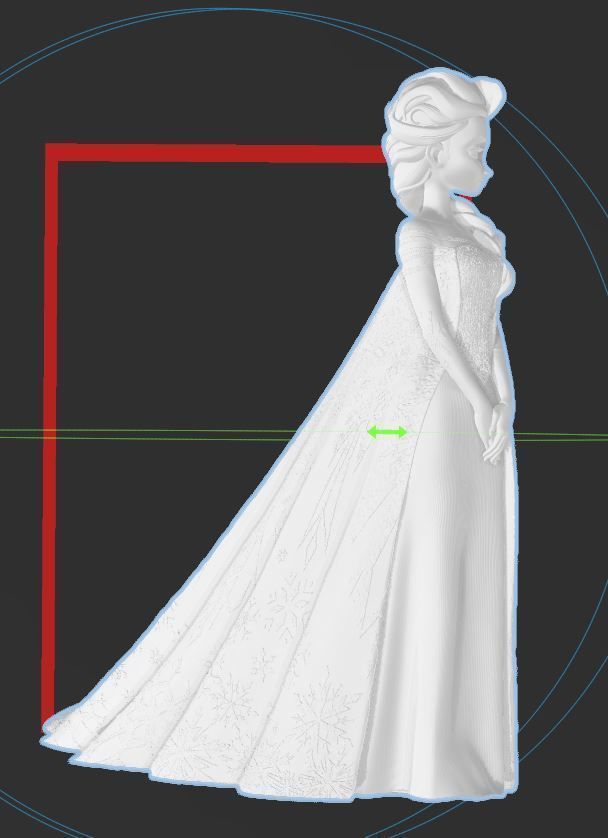 DISNEY FROZEN - ELSA - HI RES 3D PRINT MODEL 3D print model_4