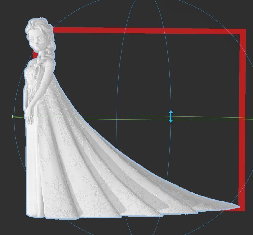 DISNEY FROZEN - ELSA - HI RES 3D PRINT MODEL 3D print model_9