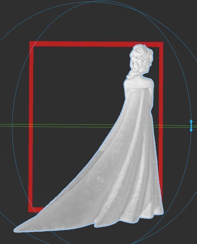 DISNEY FROZEN - ELSA - HI RES 3D PRINT MODEL 3D print model_6