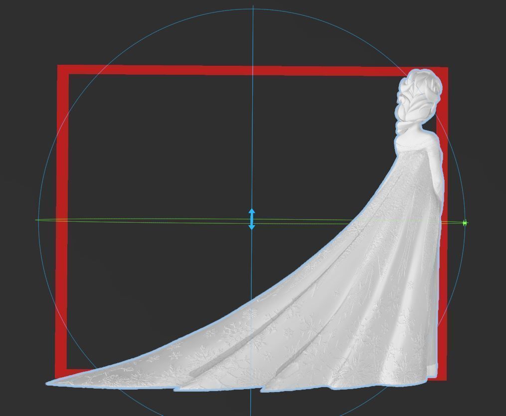 DISNEY FROZEN - ELSA - HI RES 3D PRINT MODEL 3D print model_5