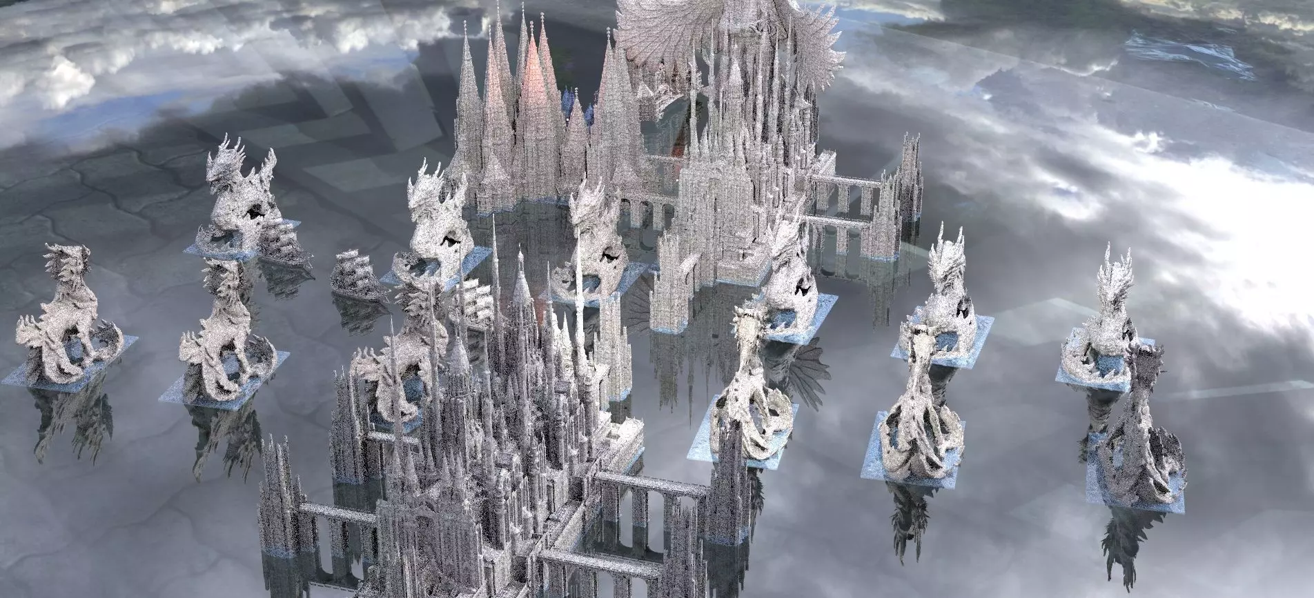 Vlad Dracula The Dragon Walkway Kit bash 3D model