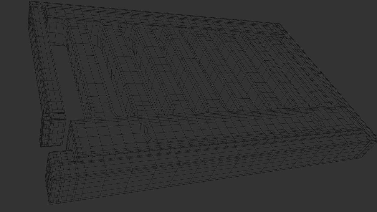 Street sewage water storm drain Low-poly 3D model_4