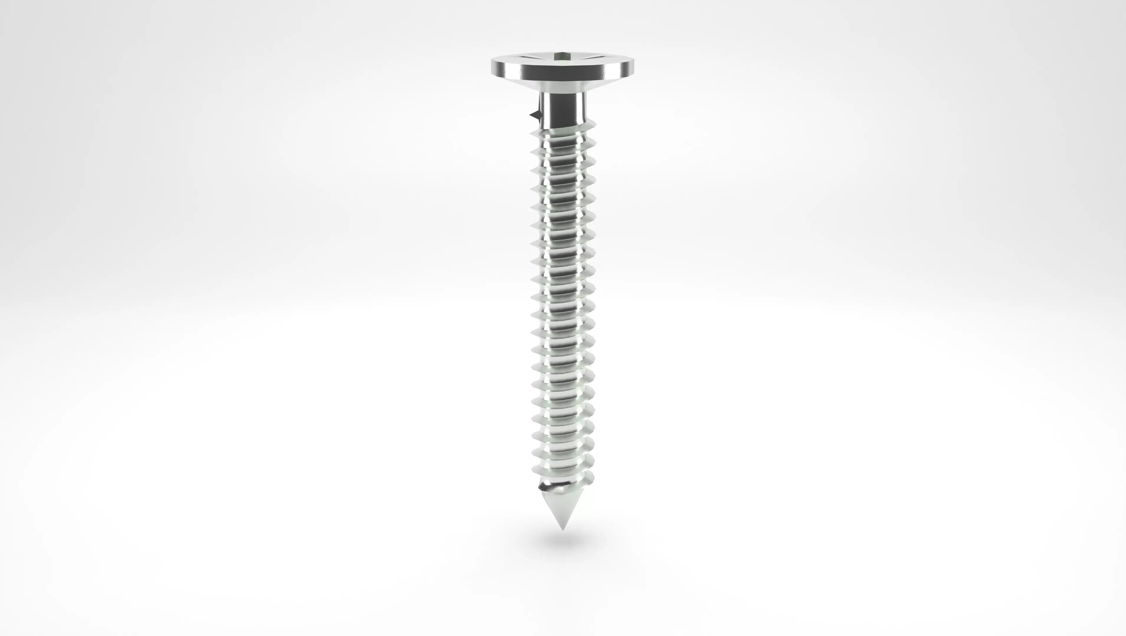 Low Poly - Screw Low-poly 3D model_0