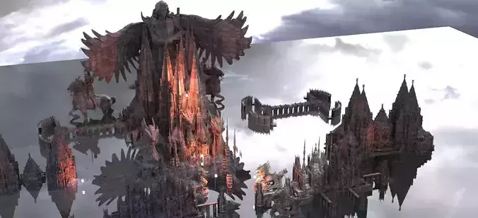 Vampire City Fortress Kit bash 1