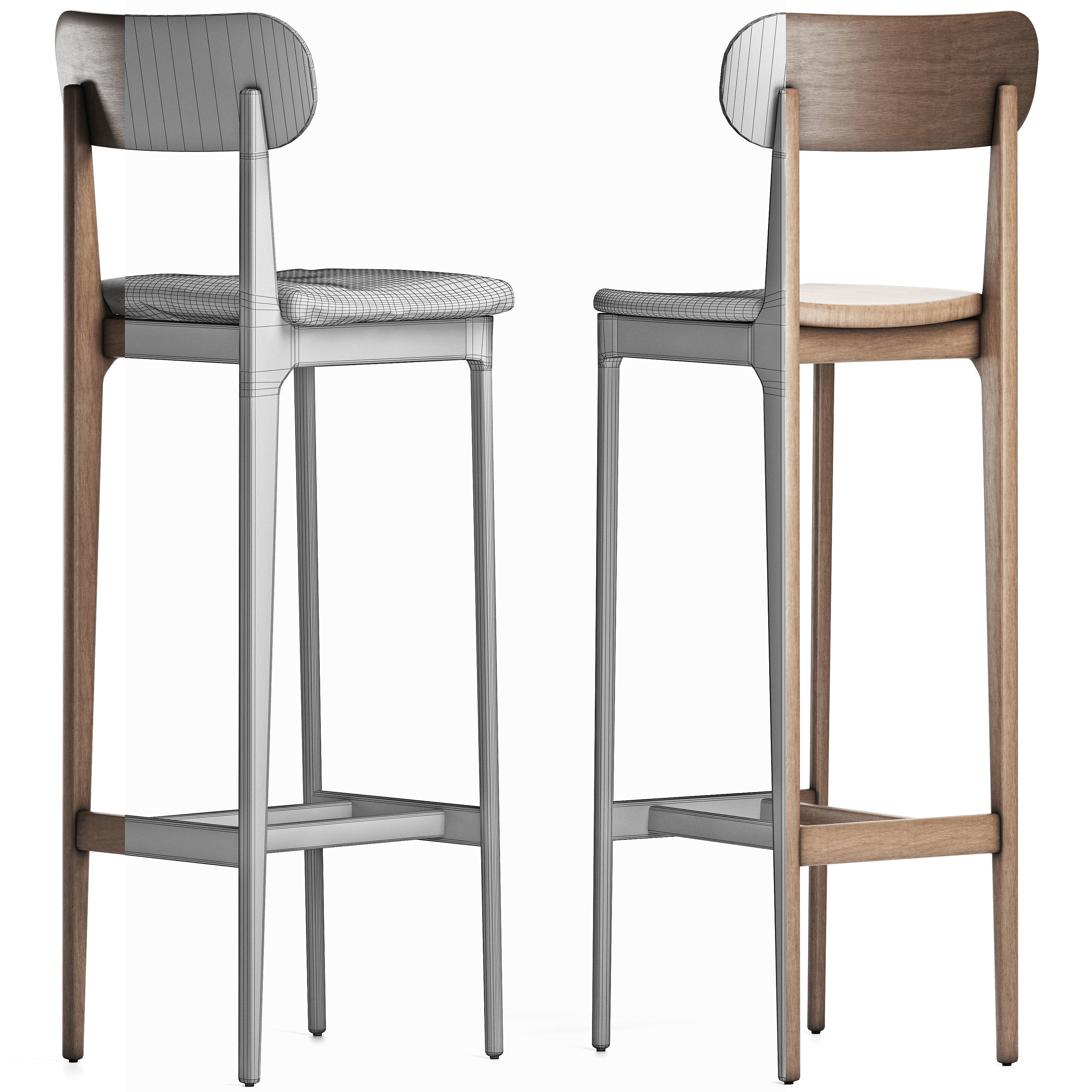 PLC Stool by Modus 3D model_4