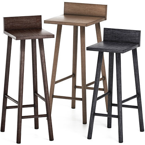 Barfly Stool by Neil David 3D model