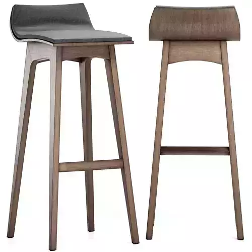 Morph Bar Padded seat by Zeitraum 3D model