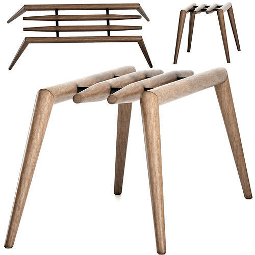 Oddo Bench by Klybeck 3D model