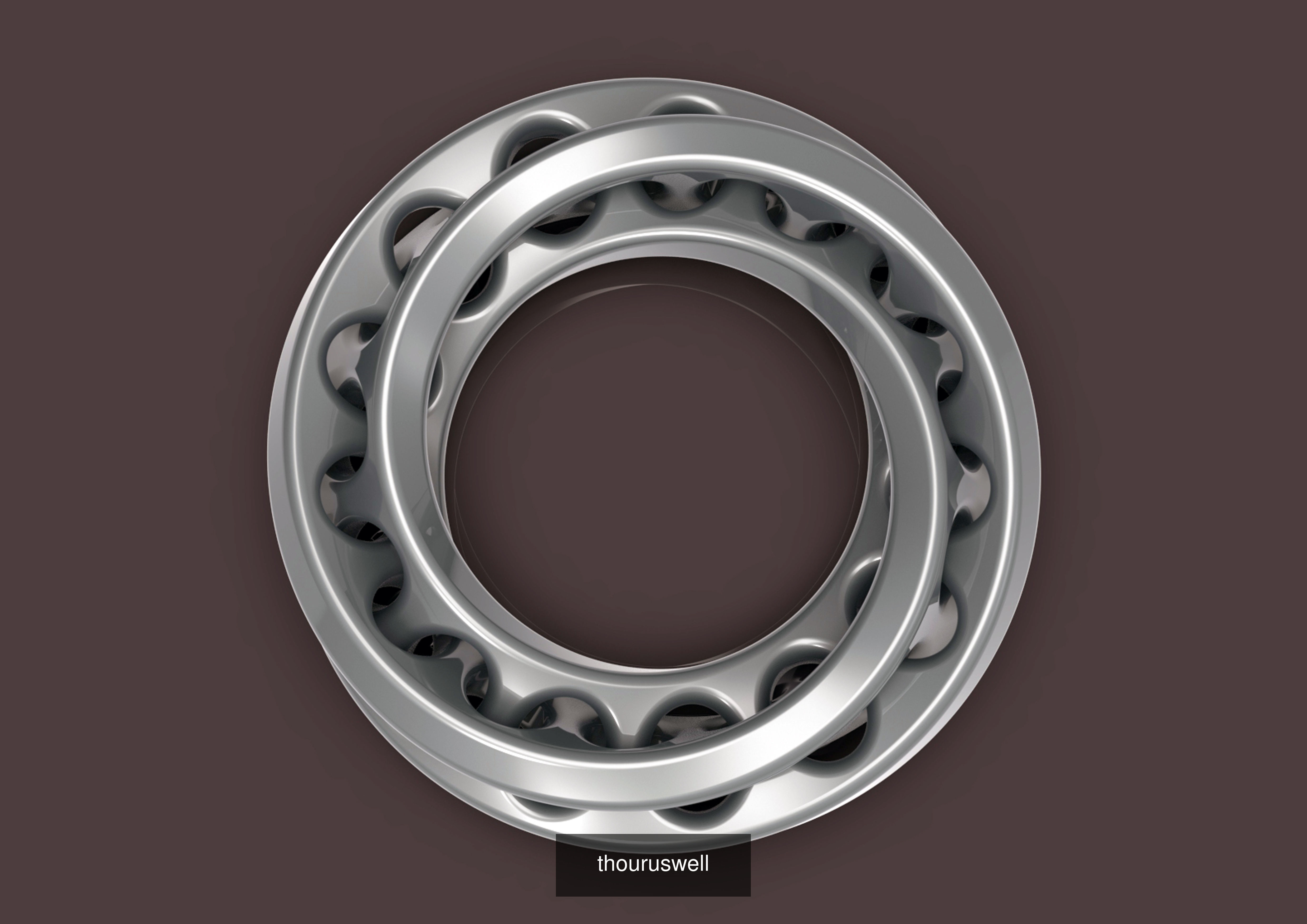 torus ring made of hexagons 3D Model Collection_5