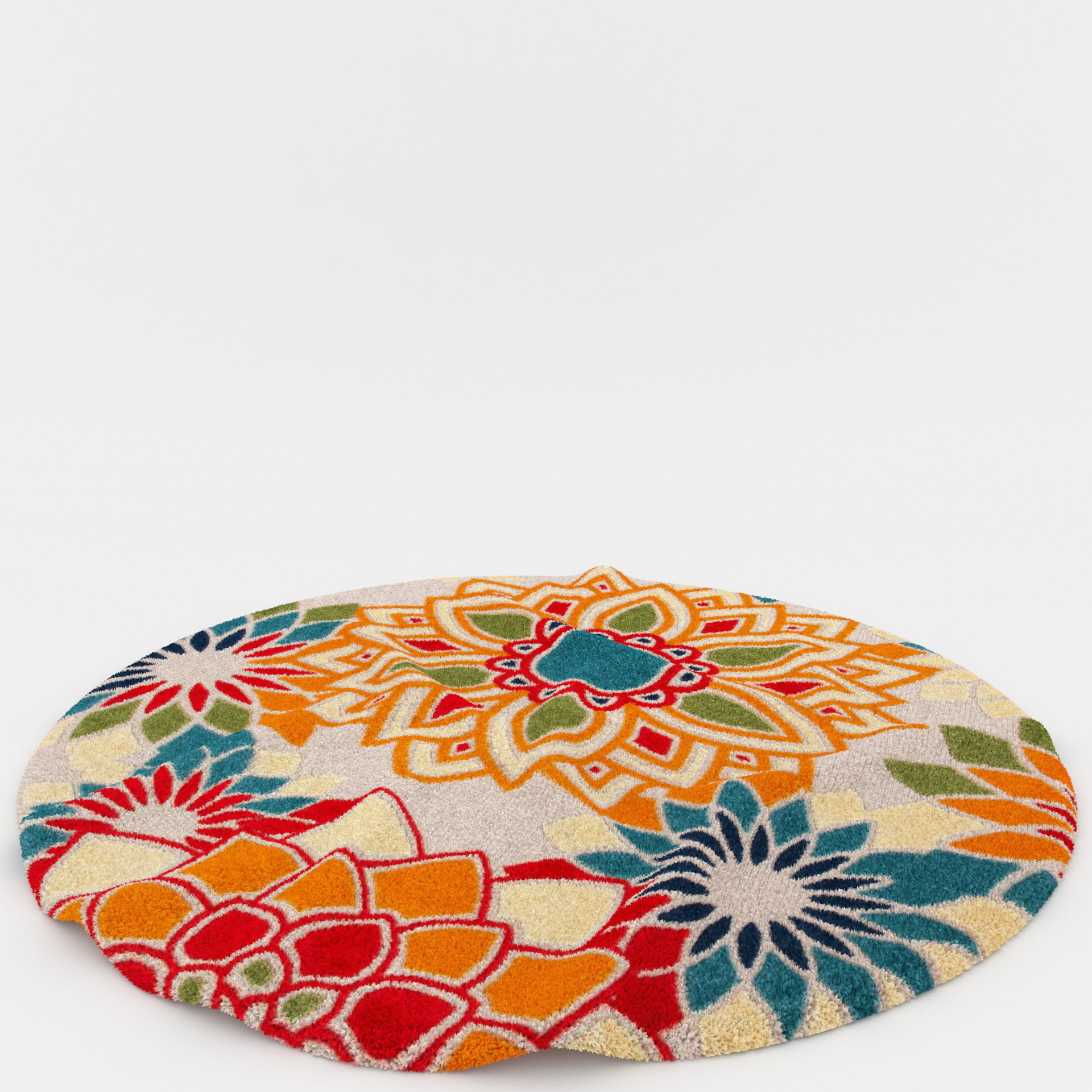 Rugs No 398 Low-poly 3D model_6