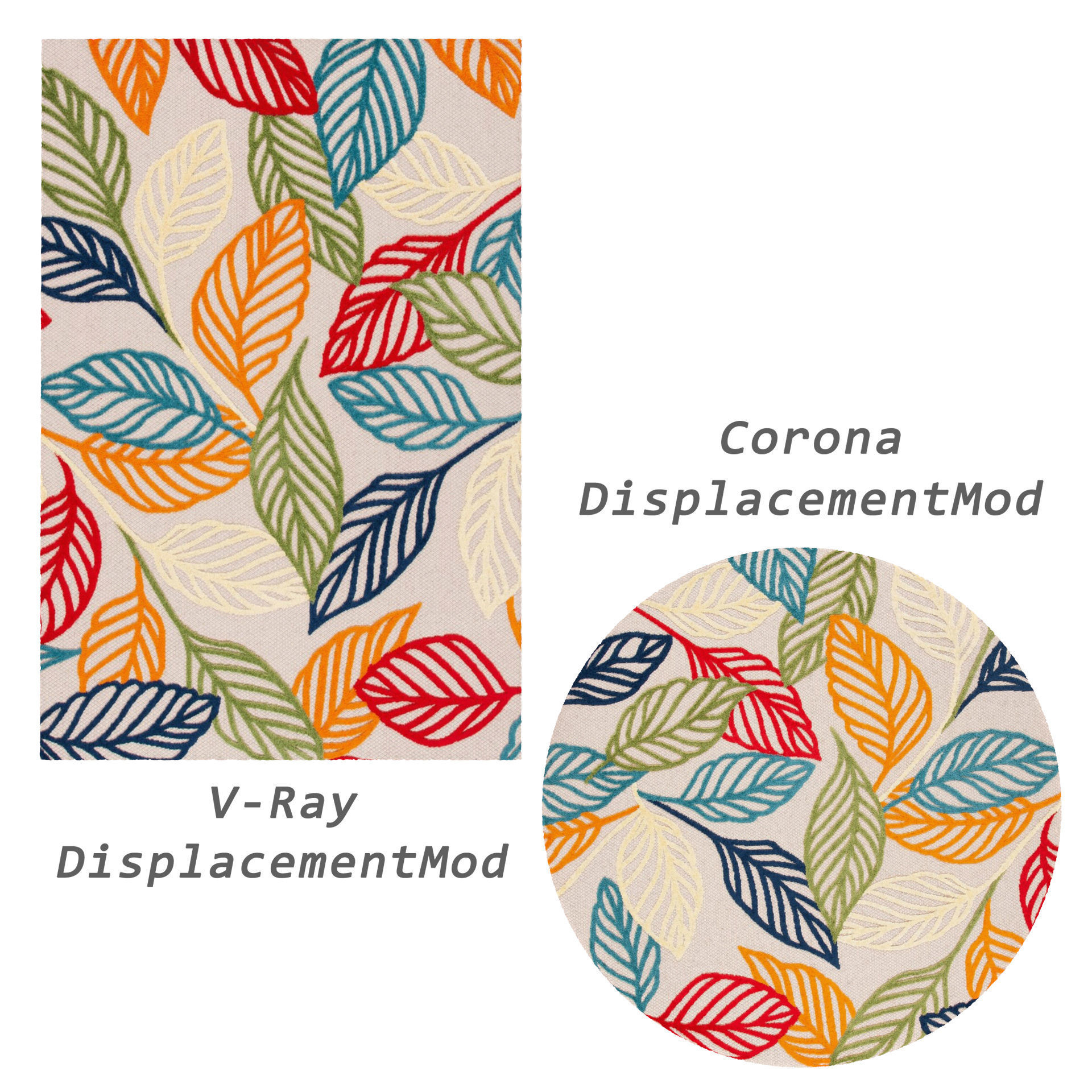 Rugs No 398 Low-poly 3D model_2