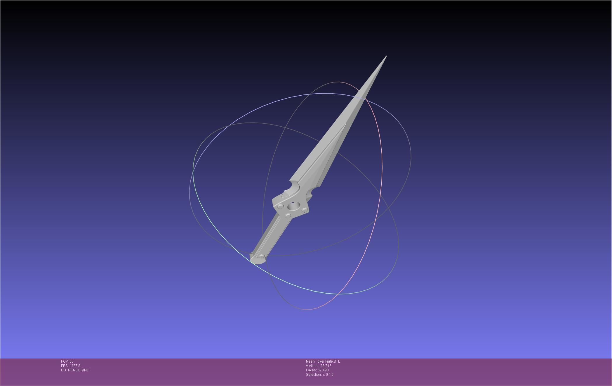 Persona 5 Joker Knife 3D print model_14