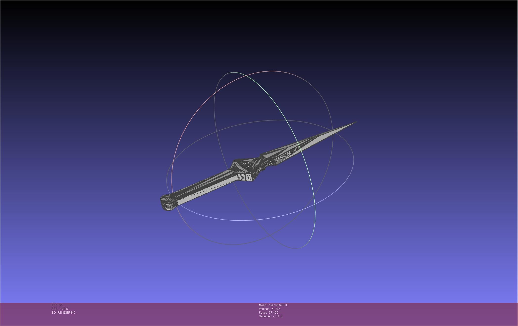 Persona 5 Joker Knife 3D print model_41