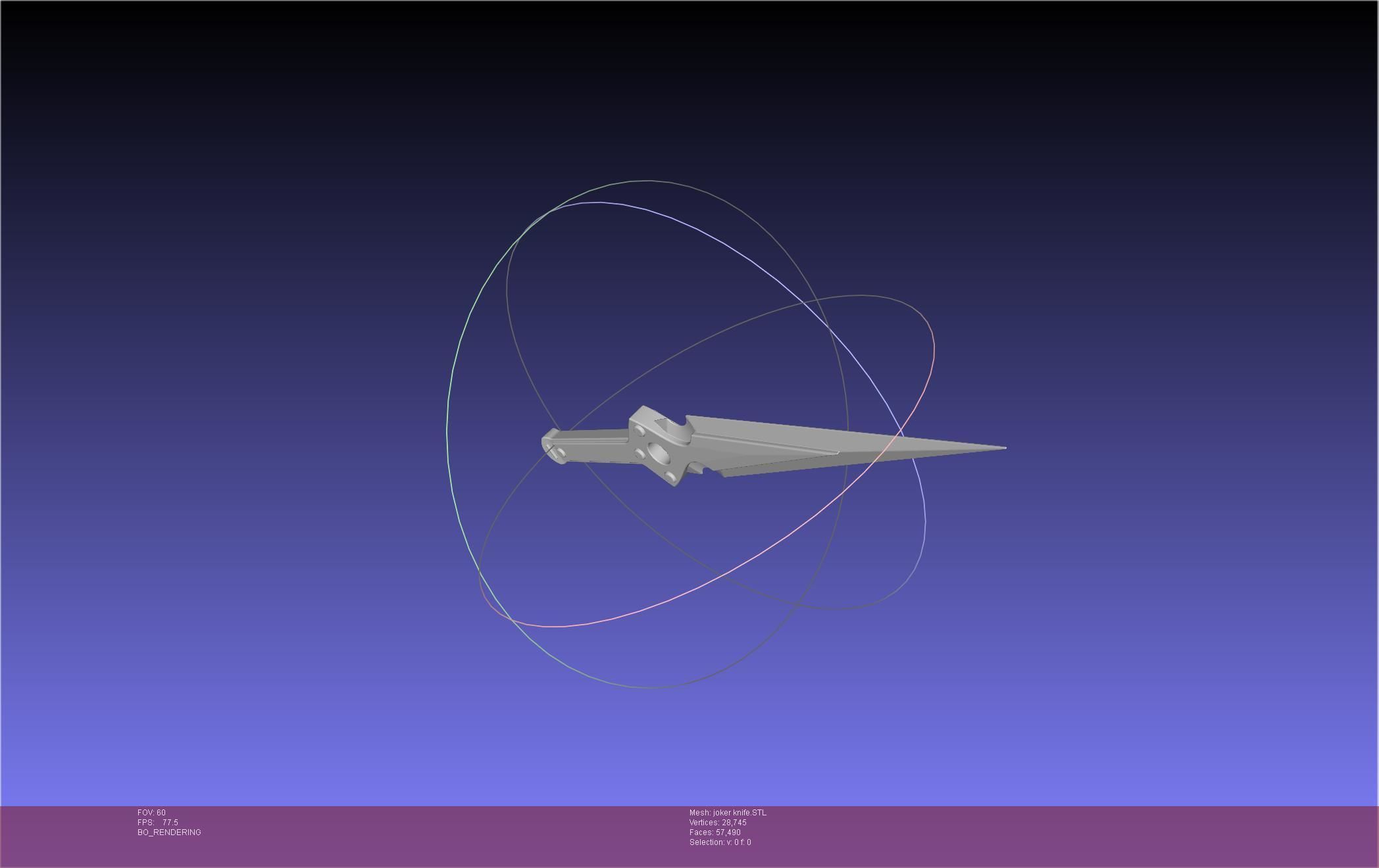 Persona 5 Joker Knife 3D print model_17