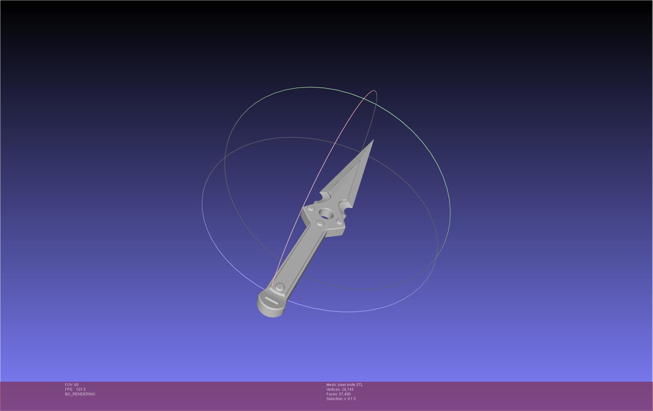 Persona 5 Joker Knife 3D print model_6