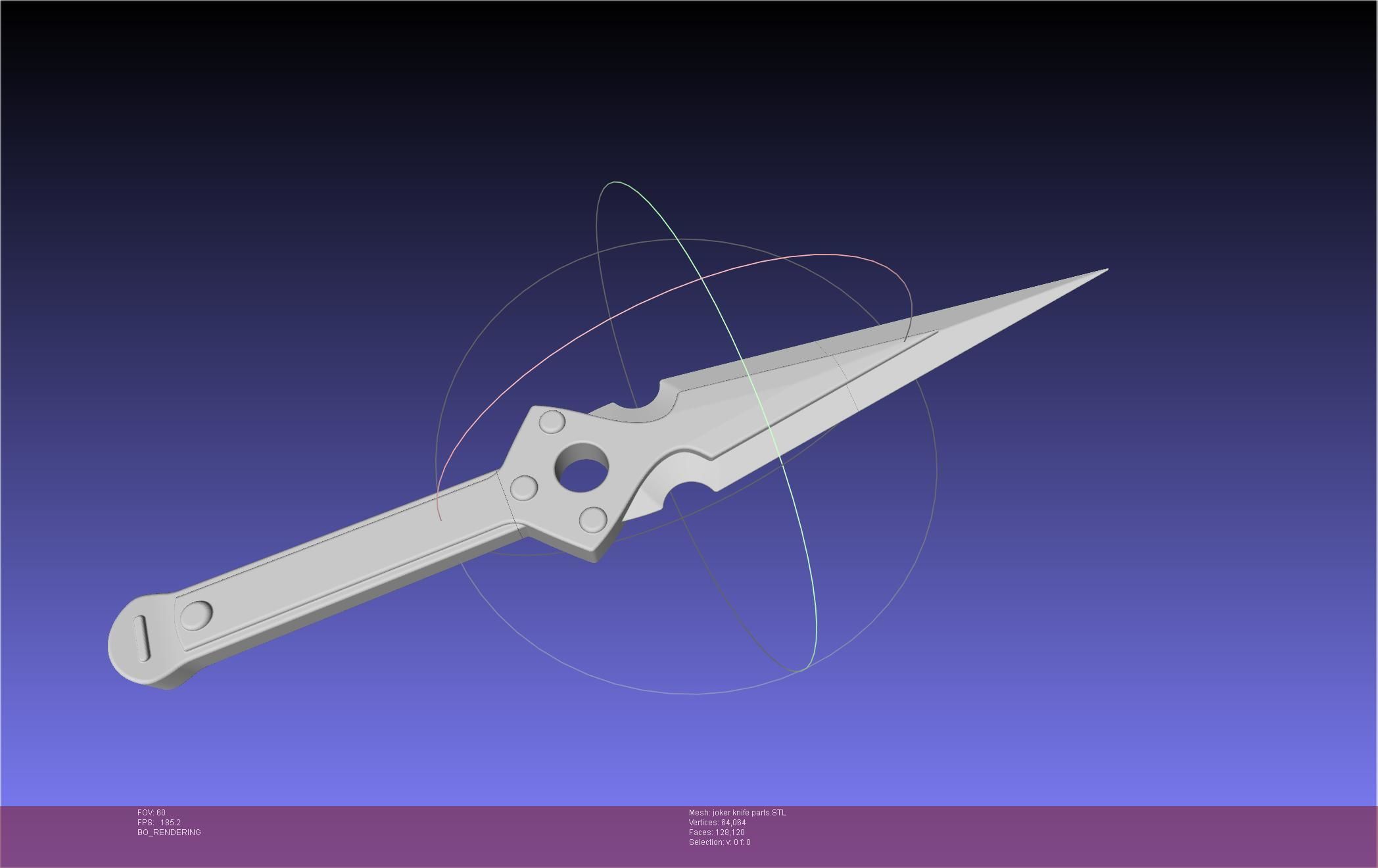 Persona 5 Joker Knife 3D print model_56