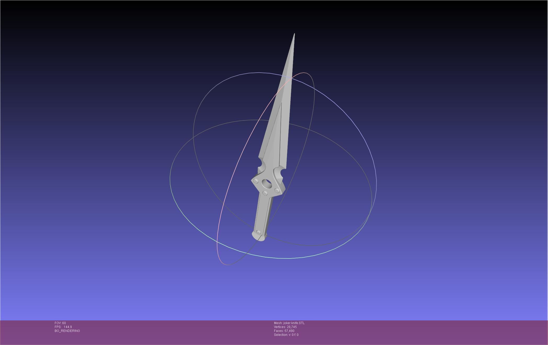Persona 5 Joker Knife 3D print model_13