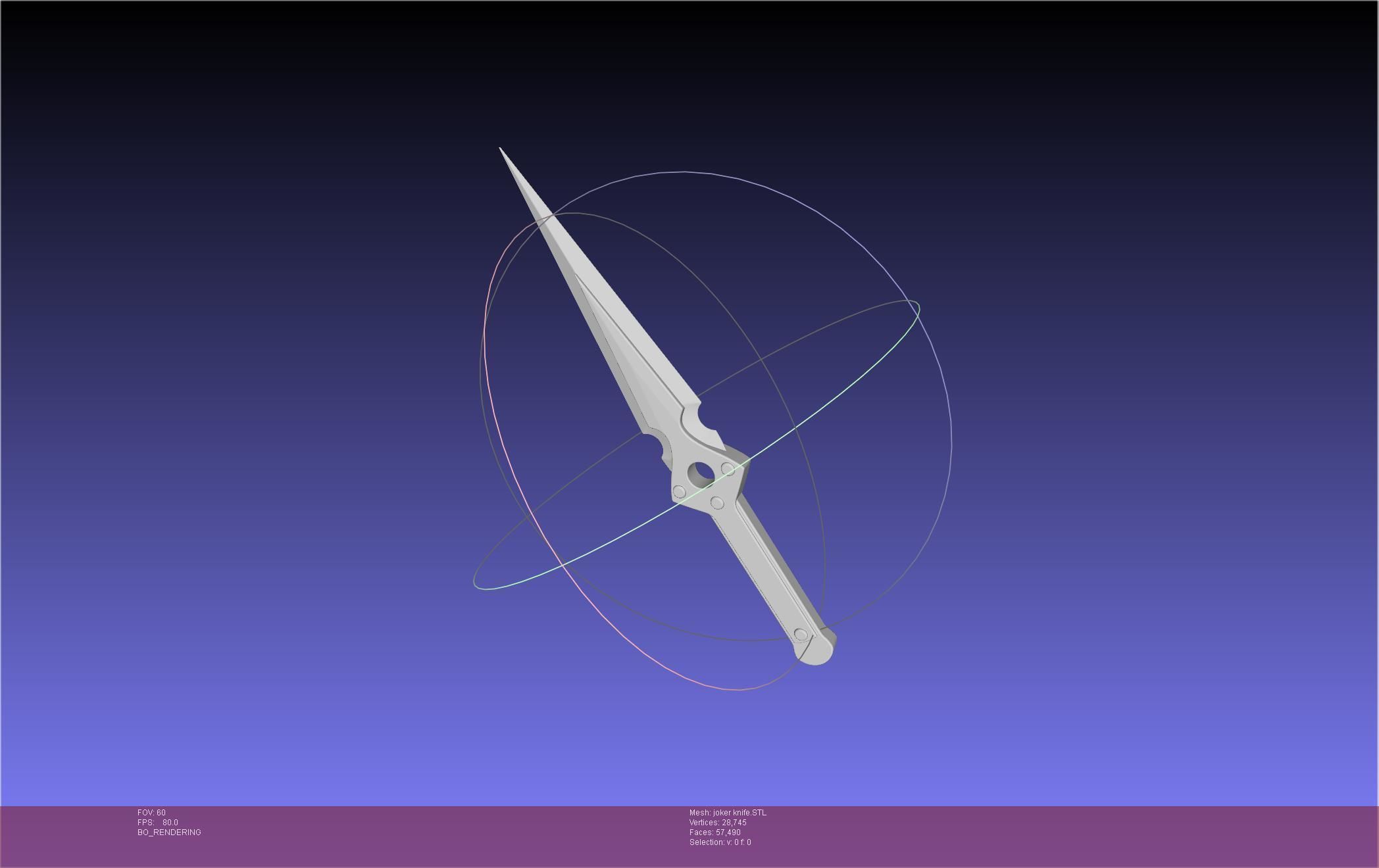 Persona 5 Joker Knife 3D print model_8