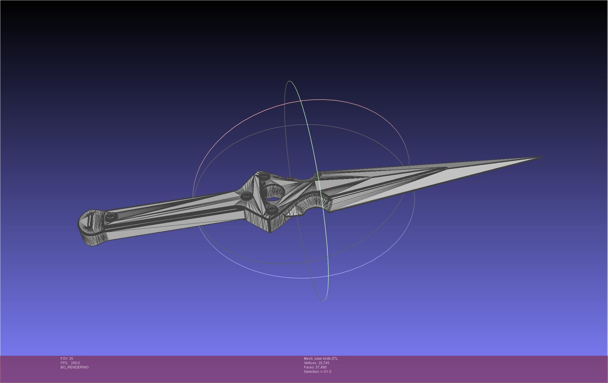 Persona 5 Joker Knife 3D print model_43