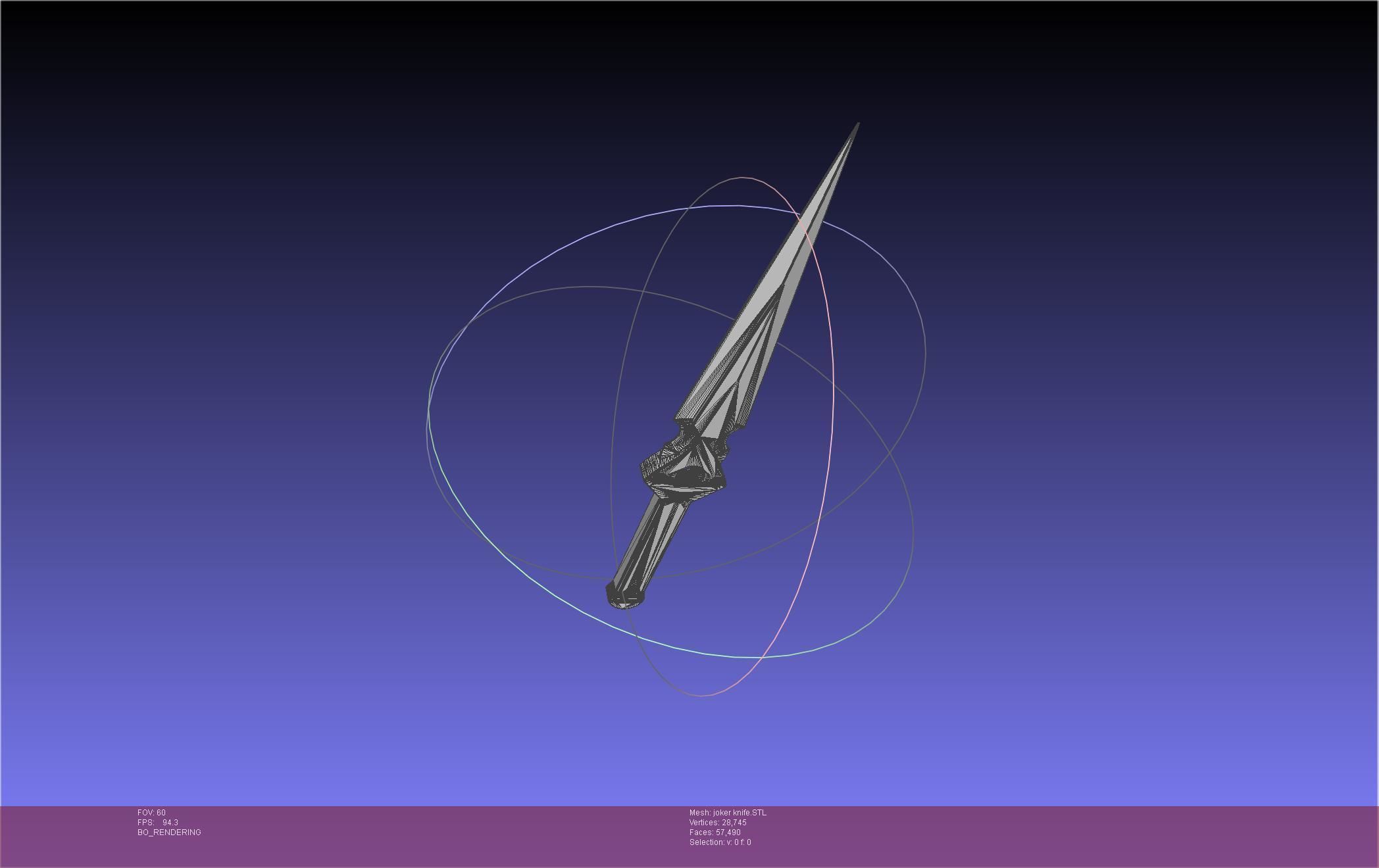 Persona 5 Joker Knife 3D print model_33