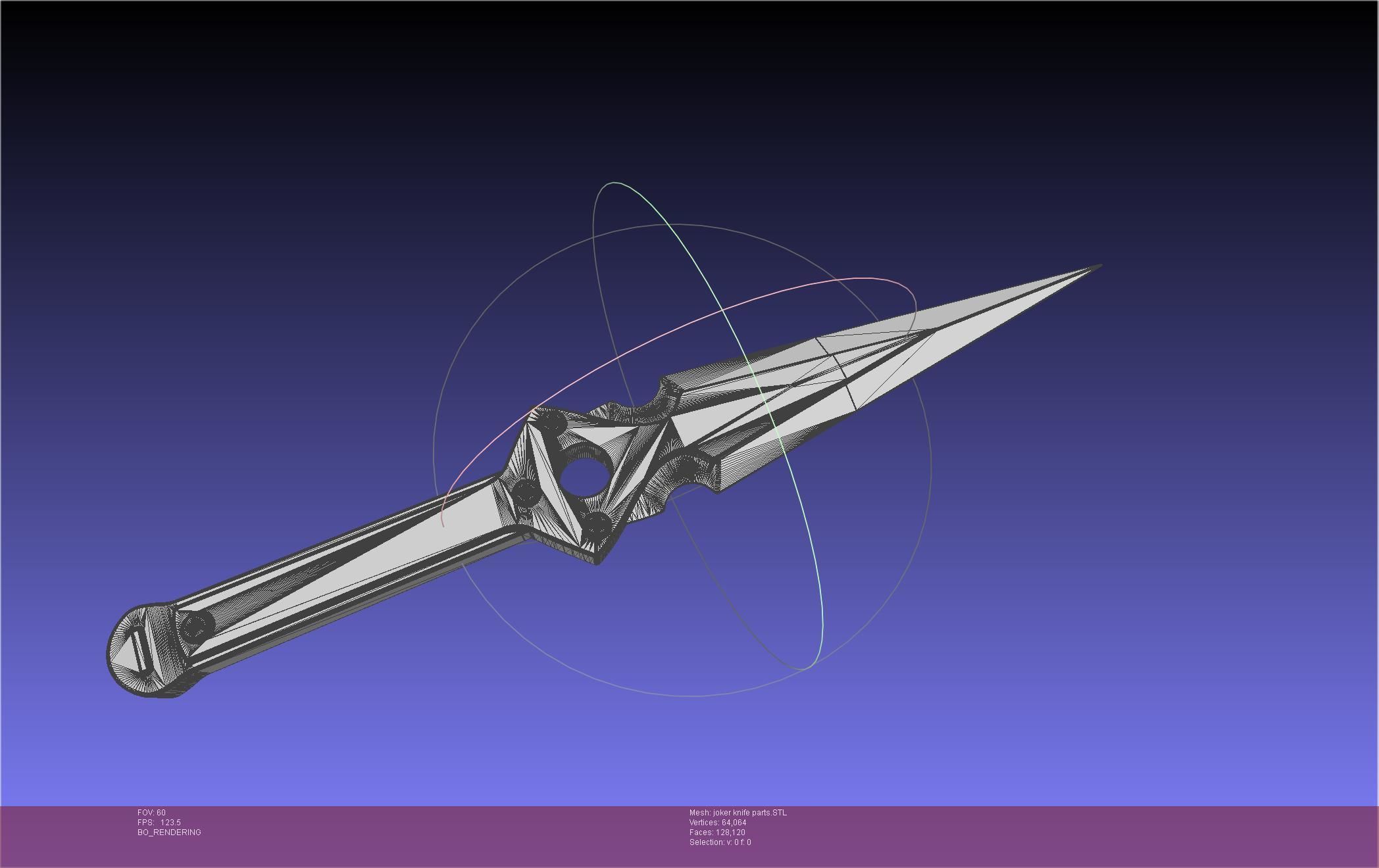 Persona 5 Joker Knife 3D print model_55