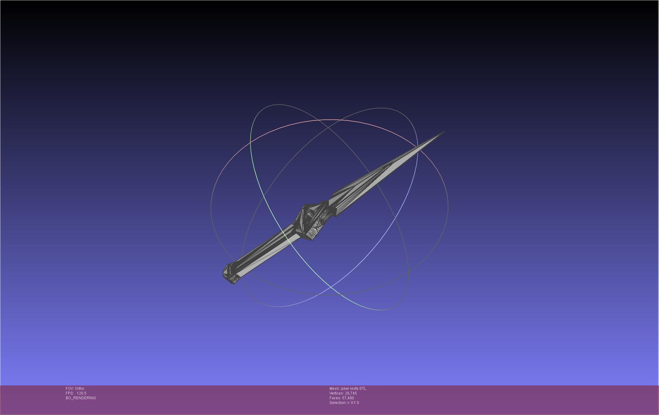 Persona 5 Joker Knife 3D print model_38