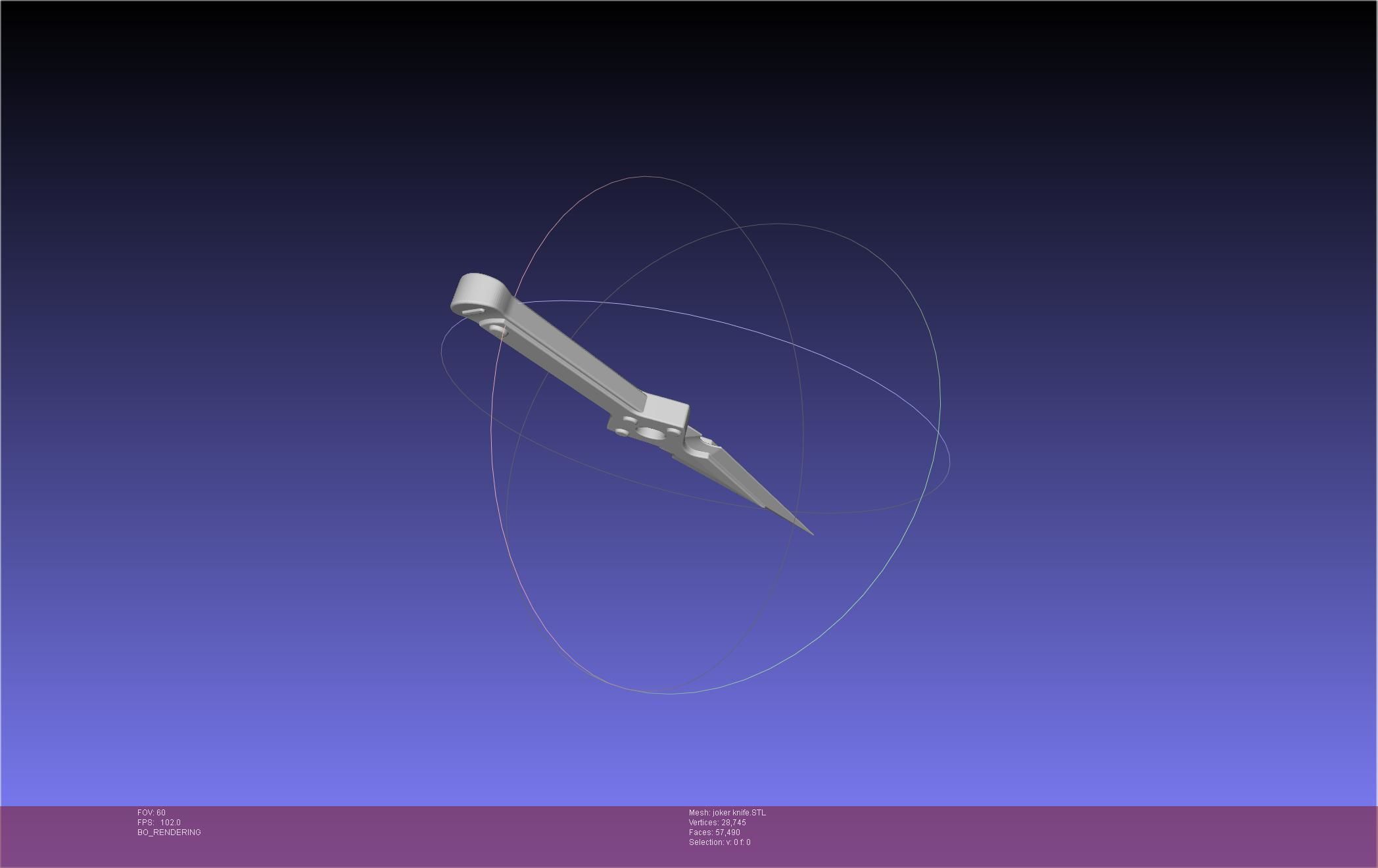 Persona 5 Joker Knife 3D print model_22