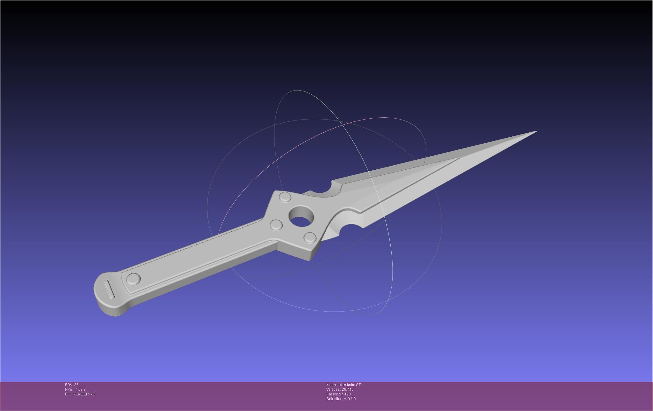 Persona 5 Joker Knife 3D print model_46