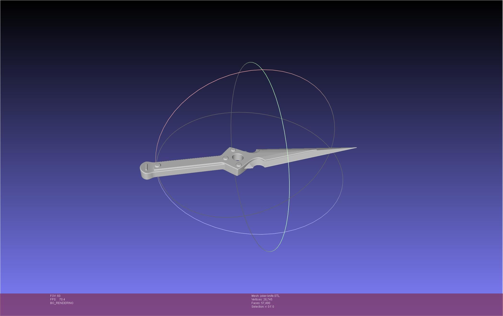 Persona 5 Joker Knife 3D print model_5