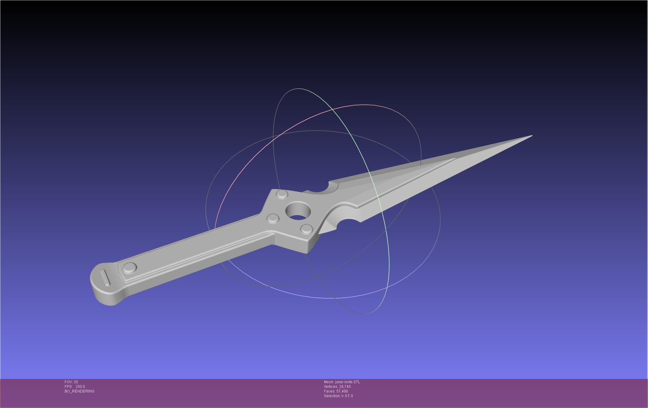 Persona 5 Joker Knife 3D print model_45